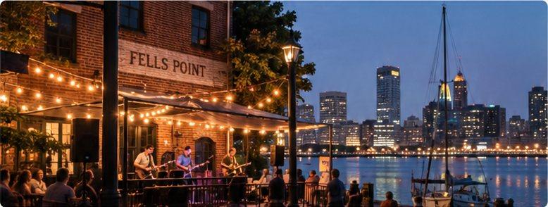 Fells Point, after dark