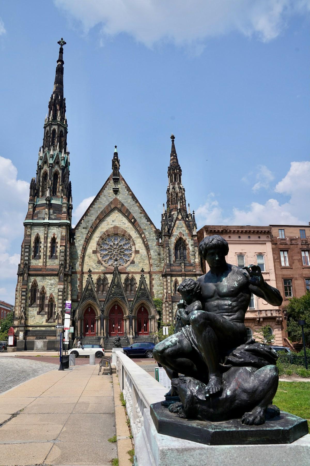 Mount Vernon Place and its church spires